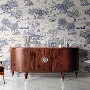 Uk Wallpapers: Blue Wonder in Blue_ 210cm wide x 300cm height_