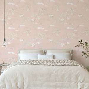 Non Woven Wallpapers: Blue Wonder 2023 Soft Rose 130cm wide x 300cm height