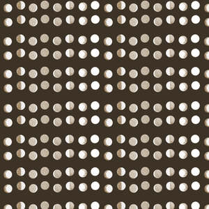 Textile Printed In Australia: Moon Chart Pima Cotton