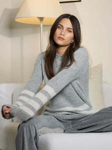 Caroline Sills: Caroline Sills - Aspen Striped Sweater