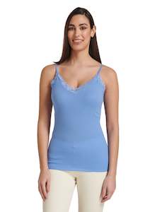 Basics: EGi Collections - V Neck Lace Trim Cami