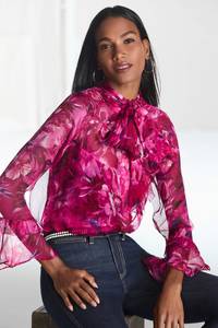 All: Johnny Was - Emerie Ruffle Button Down Shirt