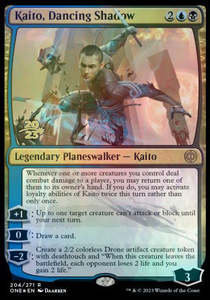 Kaito, Dancing Shadow [Phyrexia: All Will Be One Prerelease Promos]