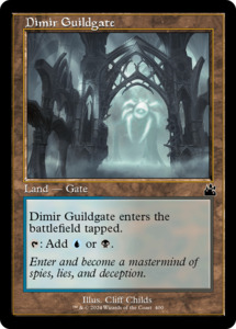 Retro Boarded Cards: Dimir Guildgate (Retro Frame) [Ravnica Remastered]