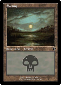 Swamp (444) (Retro) [Commander Masters]