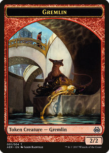 Tokens: Gremlin Token [Aether Revolt Tokens]