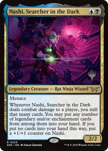 Promo Pack Cards: Nashi, Searcher in the Dark (Promo Pack) [Duskmourn: House of Horror Promos]