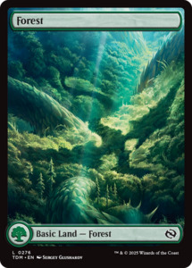 Fancy Basic Land: Forest (0276) [Tarkir: Dragonstorm]