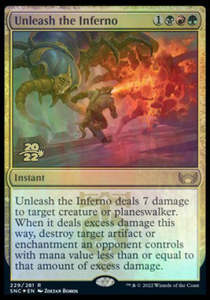 Prerelease Promos: Unleash the Inferno [Streets of New Capenna Prerelease Promos]