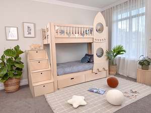 Birch Ply Furniture: Rocket Bunk Bed
