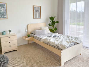 Birch Ply Furniture: Solid Bed