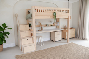 Pine Furniture: Cozy Loft Bed PINE