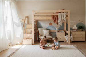 Pine Furniture: Classic Loft Bed PINE