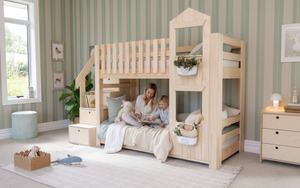 Country House LOW Bunk Bed PINE