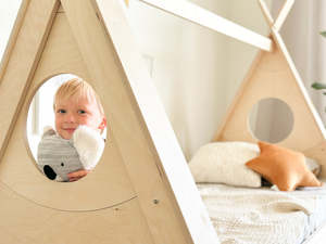 Teepee Canopy floor bed