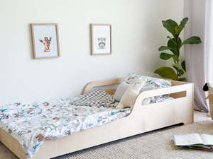 Floor Beds Ply: Montessori bed with cutouts PLY
