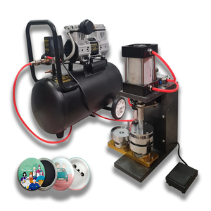 Products: Automatic Pneumatic Button Badge Machine – For Commercial Use - Magic Transfer