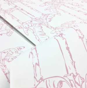 Banana Leaf Jungle Pink