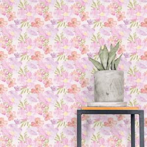Pink Painted Floral