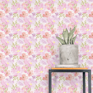 Contemporary Patterns: Pink Painted Floral