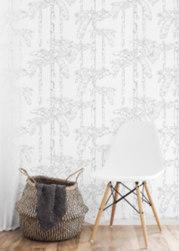 Banana Leaf Jungle Grey