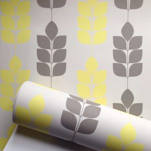 Floral and Tree Patterns: Autumn Leaves Yellow