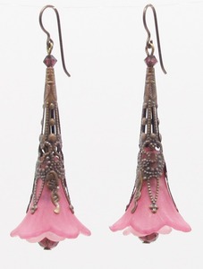 Vintage Flower Earrings by Marcella Freeman