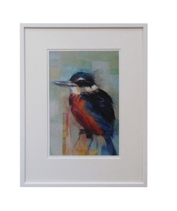 “Kingfisher” Framed Limited Edition Print by Sheila Brown