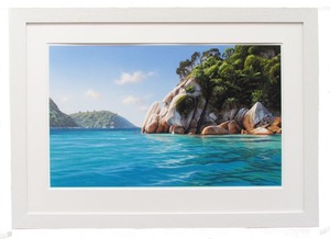 “Tonga Island” Framed Giclee by Peter Geen