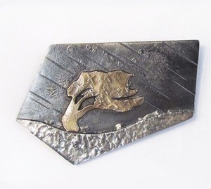 “Lone Tree in Rainstorm” Brooch