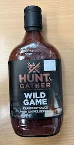Hunt Gather: HUNT & GATHER BBQ SAUCE-WILD GAME 375ML