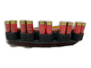 Cowboy Leather: Double Pocket Shotgun Belt