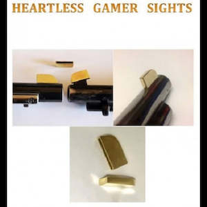 Heartless Gamer Sights - Brass Cattleman front sights
