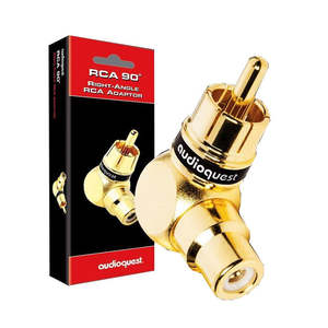 Audioquest: AUDIOQUEST Female RCA to Right Angle Male RCA