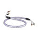 QED Signature Genesis Silver Spiral Speaker Cable Banana. Pair