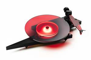 Turntables: Pro-Ject AC/DC Turntable with Ortofon 2M Red Cartridge