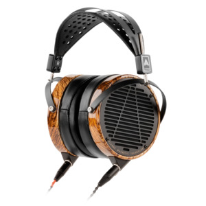 Over Ear Headphones: Audeze LCD-3 Planar Magnetic Headphones Leather Zebrano Wood