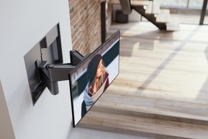Nexus 21 APEX (Extend & Swivel Motorized TV Mount - For Up to 80'' TV)
