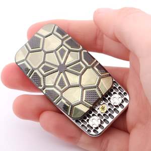 Sunday Sale Sliders: Zirconium - SH165 - Squashed Toad "Inverse Mandala"