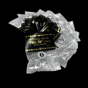 Magpie Full On Tip System: FULL ON TIPS REFILLS SHORT SQUARE