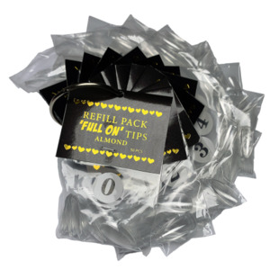 Magpie Full On Tip System: FULL ON TIPS REFILLS ALMOND