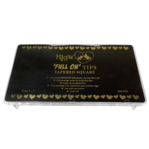Magpie Full On Tip System: FULL ON TIPS TAPERED SQUARE