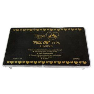 Magpie Full On Tip System: FULL ON TIPS ALMOND