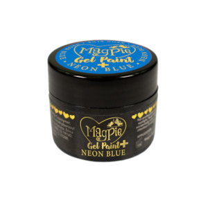 Magpie Gel Paints: NEON Blue Gel Paint