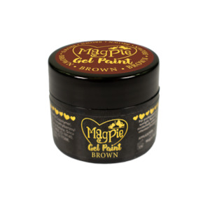 Magpie Gel Paints: BROWN Gel Paint