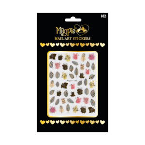 Magpie Nail Art Stickers: NAIL ART STICKERS 182