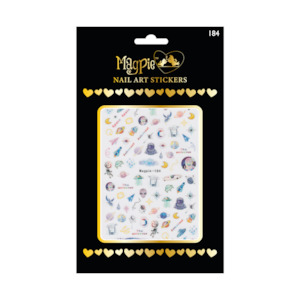 Magpie Nail Art Stickers: NAIL ART STICKERS 184