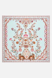 Scarves: CAMILLA - Large Square Scarf Weaving Worlds