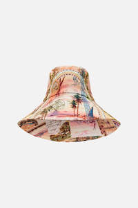CAMILLA - Wide Brim Bucket Hat Millas Got Mail