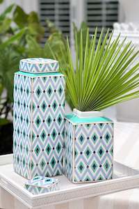 MAGPIE HOME Palm Springs Small Ceramic Jar